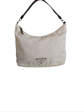 Prada Nylon Small Baguette Shoulder Bag